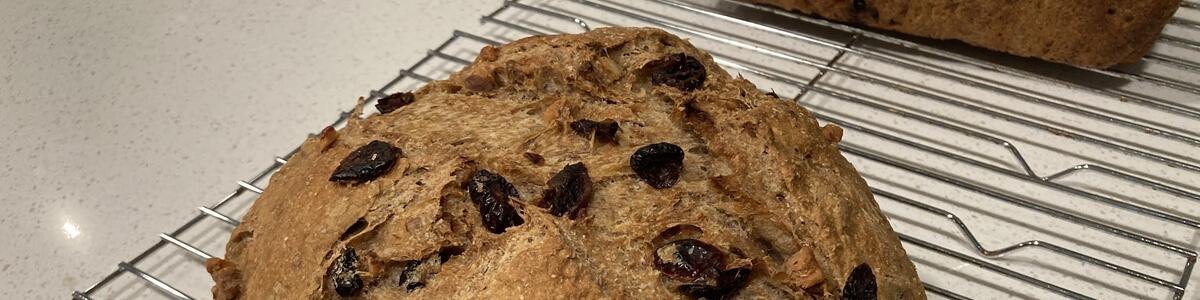 delicious cranberry-walnut loaf